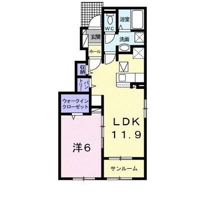 ムーネル　セニーヤー　Ⅱ 101【管理NO：1-024683902-01010】 ★家具家電は申し込み後に搬入しますの外観画像