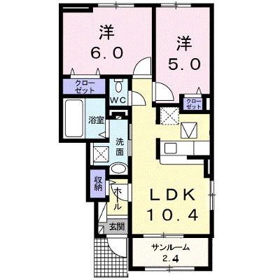 プランドールＭ　Ⅵ 102【管理NO：1-023889801-01020】 ★家具家電は申し込み後に搬入します 2026年07月中旬入居可能の外観画像