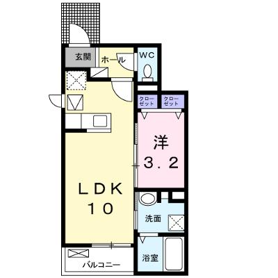 スイートグレイス　Ⅱ 104【管理NO：1-021641202-01040】 ★家具家電は申し込み後に搬入しますの外観画像