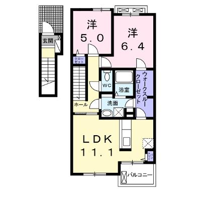 メゾン　ド　フォレ 202【管理NO：1-019633102-02020】 ★家具家電は申し込み後に搬入します★の外観画像