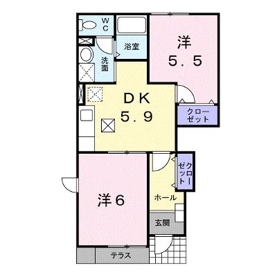 シャルマン天神　Ⅱ 101【管理NO：1-010689702-01010】 ★家具家電は申し込み後に搬入しますの外観画像