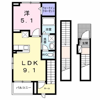ティグレ 304【管理NO：1-028579701-03040】 ★家具家電は申し込み後に搬入します★ ★2026年11月下旬入居可能★の外観画像