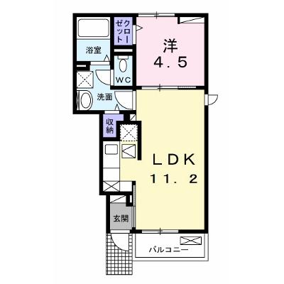 リナセント　Ⅰ 103【管理NO：1-028509301-01030】 ★家具家電は申し込み後に搬入しますの外観画像
