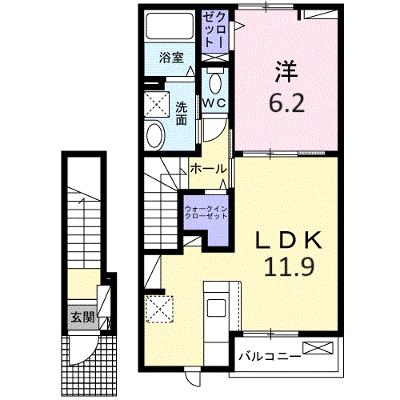 プルミエール　春　Ⅱ 204【管理NO：1-028502102-02040】 ★家具家電は申し込み後に搬入します★ ★2027年01月下旬入居可能★の外観画像
