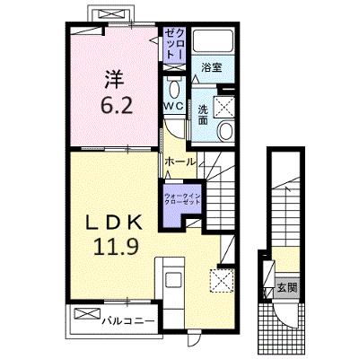 プルミエール　春　Ⅱ 203【管理NO：1-028502102-02030】 2027年01月下旬入居可能の外観画像