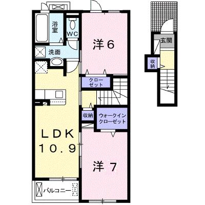 Ｖｅｎｔ・Ｖｅｒｔ　Ⅳ 202【管理NO：1-025521101-02020】 ★家具家電は申し込み後に搬入します★ ★2026年08月下旬入居可能★の外観画像