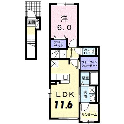 マリンハイツ 202【管理NO：1-024400401-02020】 ★家具家電は申し込み後に搬入します 2026年07月上旬入居可能の外観画像