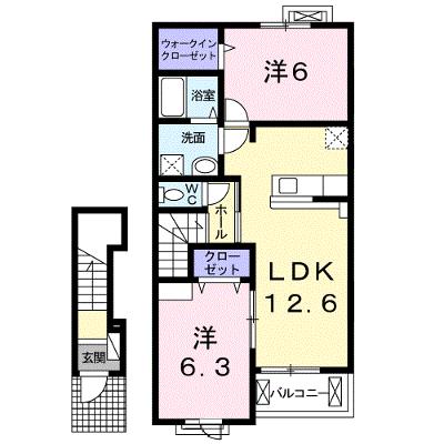 Ｈ・ＣＡＮＴＩＫ　Ⅵ 203【管理NO：1-022739701-02030】 ★家具家電は申し込み後に搬入しますの外観画像