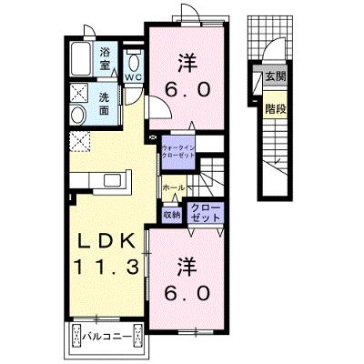ブローテ 204【管理NO：1-019359201-02040】 ★家具家電は申し込み後に搬入します 2026年08月上旬入居可能の外観画像