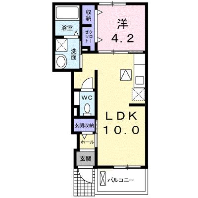 メゾン・ド・クレール　Ｂ 102【管理NO：1-019340002-01020】 ★家具家電は申し込み後に搬入しますの外観画像