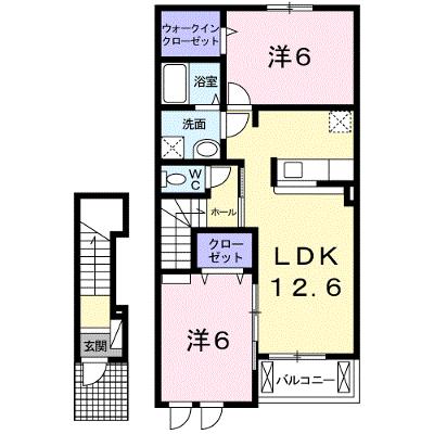 フローレンス　小原田　Ｂ 202【管理NO：1-017455802-02020】 ★家具家電は申し込み後に搬入します 2026年09月中旬入居可能の外観画像