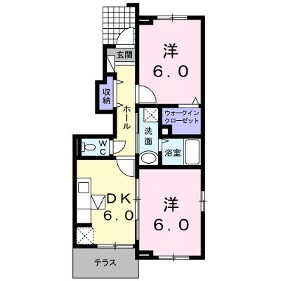 ハナミズキ　Ⅱ 101【管理NO：1-016809902-01010】 ★家具家電は申し込み後に搬入しますの外観画像