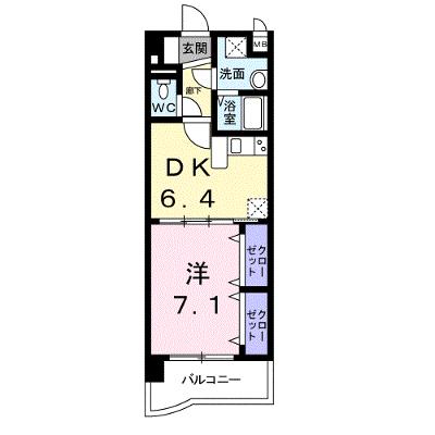 サン・プラシード 402【管理NO：1-013706301-04020】 ★家具家電は申し込み後に搬入しますの外観画像