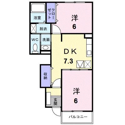 サニ－・ヒルズＤ 102【管理NO：1-013105304-01020】 ★家具家電は申し込み後に搬入します★の外観画像