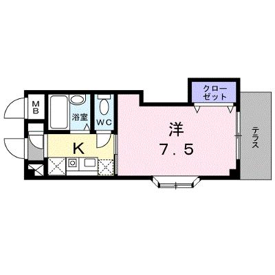 サンセールＫ 102【管理NO：1-010148901-01020】 ★家具家電は申し込み後に搬入しますの外観画像