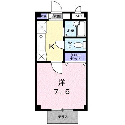 シ－サイド大淀 103【管理NO：1-007765301-01030】 ★家具家電は申し込み後に搬入しますの外観画像