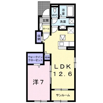 ポライトリー　Ａ 101【管理NO：1-025536601-01010】 ★家具家電は申し込み後に搬入しますの外観画像