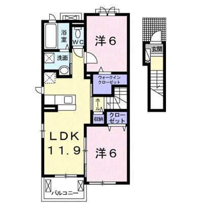 フロレゾン 205【管理NO：1-024234401-02050】 ★家具家電は申し込み後に搬入します★の外観画像