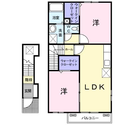 カーサ・クラレ 204【管理NO：1-014982101-02040】 ★家具家電は申し込み後に搬入しますの外観画像