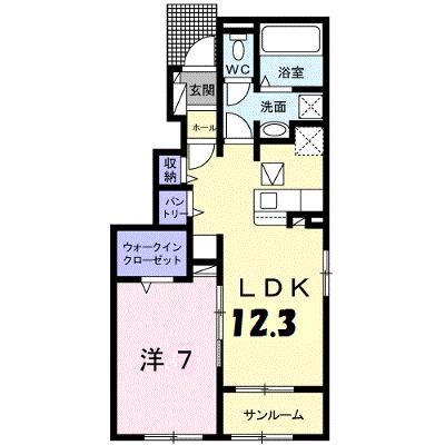 こんね・さくら　Ｂ 101【管理NO：1-026196202-01010】の外観画像