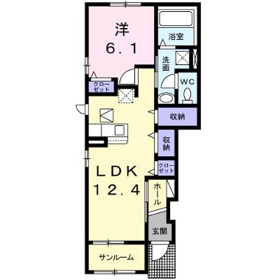 ひまわり 101【管理NO：1-025514001-01010】 ★家具家電は申し込み後に搬入しますの外観画像