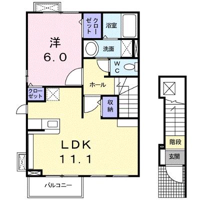 ブリアン・トレーズ 201【管理NO：1-017114801-02010】 ★家具家電は申し込み後に搬入します★の外観画像