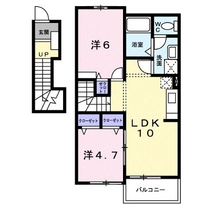 ヴィラパークサイド 202【管理NO：1-012834701-02020】 ★家具家電は申し込み後に搬入します★の外観画像