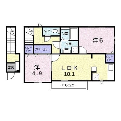 ベル・フィオーレ　Ａ棟 203【管理NO：1-012745701-02030】 ★家具家電は申し込み後に搬入します★の外観画像