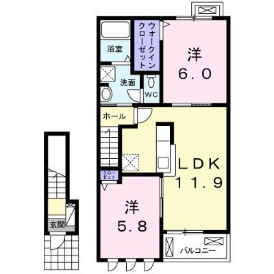 シンフォニー川内　Ａ棟 202【管理NO：1-023382701-02020】 ★家具家電は申し込み後に搬入しますの外観画像