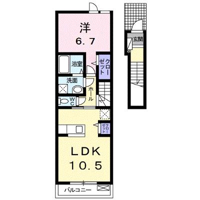 ラビリア 202【管理NO：1-023243001-02020】 ★家具家電は申し込み後に搬入します 2026年08月上旬入居可能の外観画像