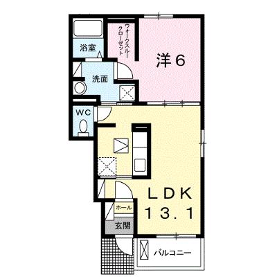 エスペール２１　吉野Ｂ 105【管理NO：1-021645302-01050】 ★家具家電は申し込み後に搬入しますの外観画像