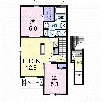サニープラシードⅡ 204【管理NO：1-021335501-02040】 ★家具家電は申し込み後に搬入しますの外観画像