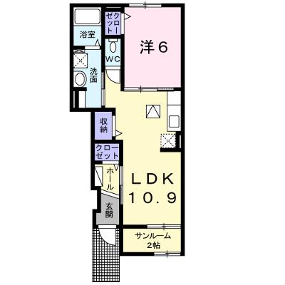 アグリマンション　Ｒ＆Ｏ　Ⅱ 102【管理NO：1-021108601-01020】 ★家具家電は申し込み後に搬入しますの外観画像