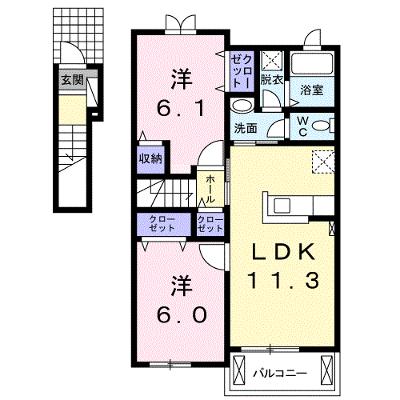 エクセルコ－ト宮崎 203【管理NO：1-020466801-02030】 2026年07月下旬入居可能の外観画像