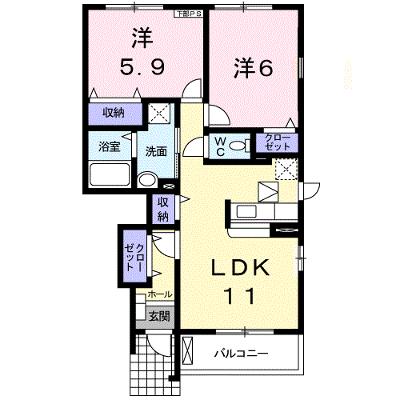 パストラル滝の杜Ａ 103【管理NO：1-015231701-01030】 ★家具家電は申し込み後に搬入しますの外観画像