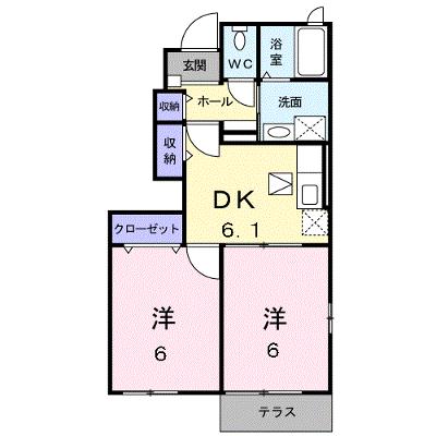 メゾン・ド・スリールⅠ 101【管理NO：1-014551101-01010】 ★家具家電は申し込み後に搬入します 2026年07月中旬入居可能の外観画像