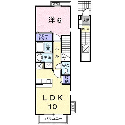 グレイスＫⅠ 201【管理NO：1-013351701-02010】 ★家具家電は申し込み後に搬入します★の外観画像