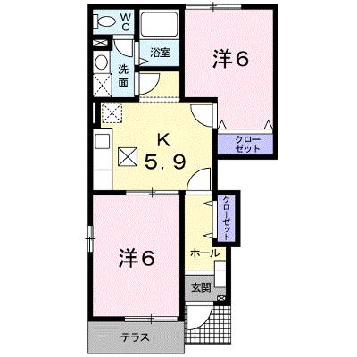 バルコ・デ・エストレジャＡ 101【管理NO：1-012524201-01010】 ★家具家電は申し込み後に搬入しますの外観画像