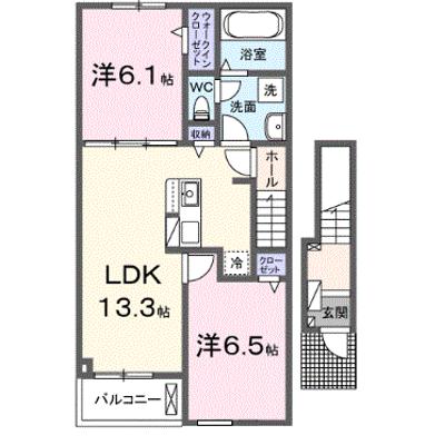 メゾン・ド・レコルト 202【管理NO：1-028625301-02020】 ★家具家電は申し込み後に搬入します 2026年07月下旬入居可能の外観画像