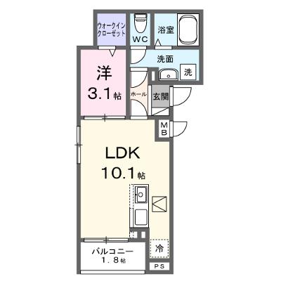 グレイスフル９ 101【管理NO：1-028570301-01010】 ★家具家電は申し込み後に搬入します★ ★2026年09月中旬入居可能★の外観画像