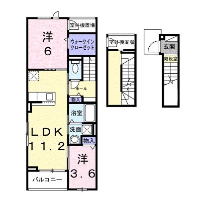 アグリヒルズ　Ｔ 302【管理NO：1-028372701-03020】 ★家具家電は申し込み後に搬入します★の外観画像