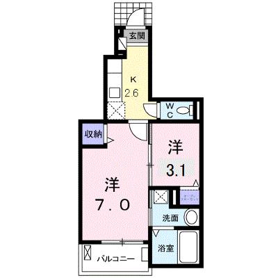 ル　ヴァン・デュ・ボヌール 103【管理NO：1-023859701-01030】 ★家具家電は申し込み後に搬入します 2026年08月中旬入居可能の外観画像