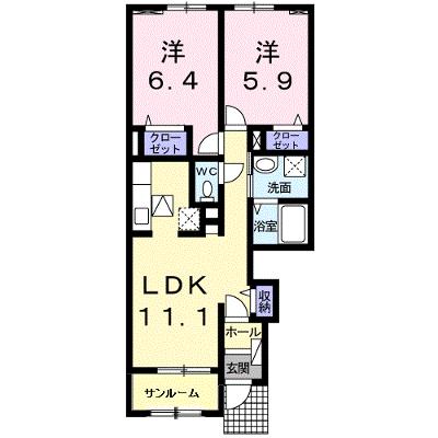 プラシード串木野Ⅱ 103【管理NO：1-022879501-01030】の外観画像