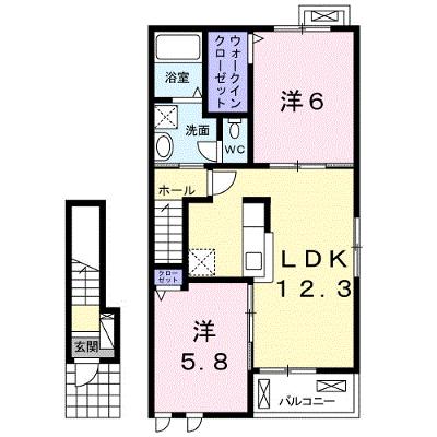 マロン・リジェール川内　Ｂ 202【管理NO：1-022379002-02020】 ★家具家電は申し込み後に搬入します★の外観画像