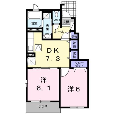 エヴァ－グリ－ン 103【管理NO：1-016176401-01030】 ★家具家電は申し込み後に搬入します★の外観画像