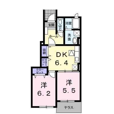 カーサ金峰Ａ 103【管理NO：1-015315701-01030】 ★家具家電は申し込み後に搬入します 2026年07月下旬入居可能の外観画像