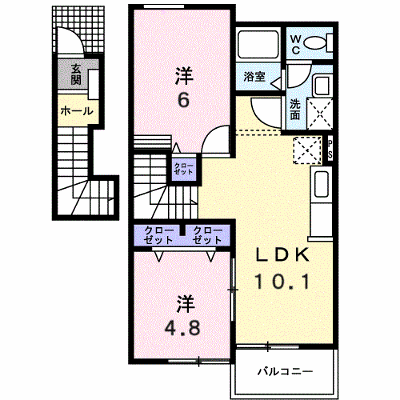 グレ－トガ－デン・藤崎Ⅰ 202【管理NO：1-012736901-02020】 ★家具家電は申し込み後に搬入します★の外観画像