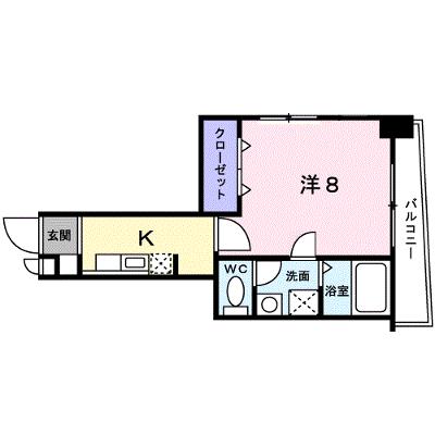 フォルシュ加治屋 303【管理NO：1-012635301-03030】 ★家具家電は申し込み後に搬入しますの外観画像