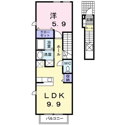 シェトワ 203【管理NO：1-011500001-02030】 ★家具家電は申し込み後に搬入しますの外観画像