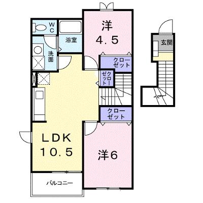 アドバンス銀河の森Ⅱ 203【管理NO：1-011495302-02030】 ★家具家電は申し込み後に搬入します★の外観画像